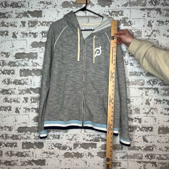 Peloton | women gray full zip hoodie - Picture 5 of 8